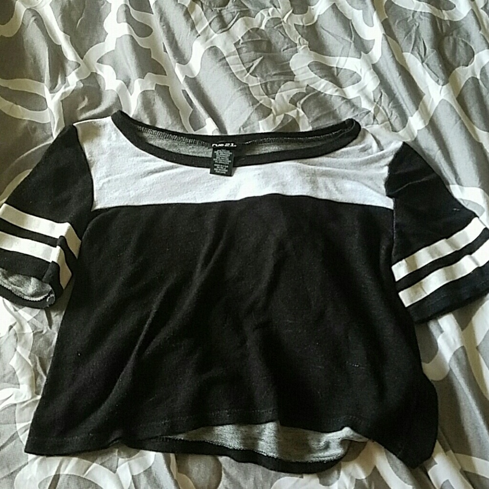 Cropped Jersey Top